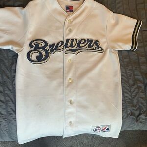 Majestic White Baseball Jersey